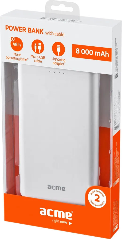 AKUPANK 8000MAH 2,1A APB09 ACME