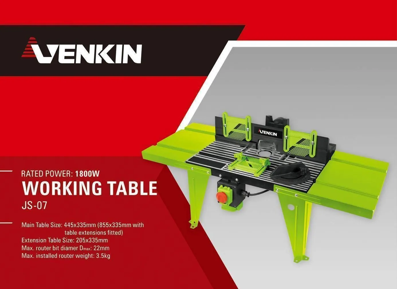 FREESI TÖÖLAUD VENKIN 855X355MM