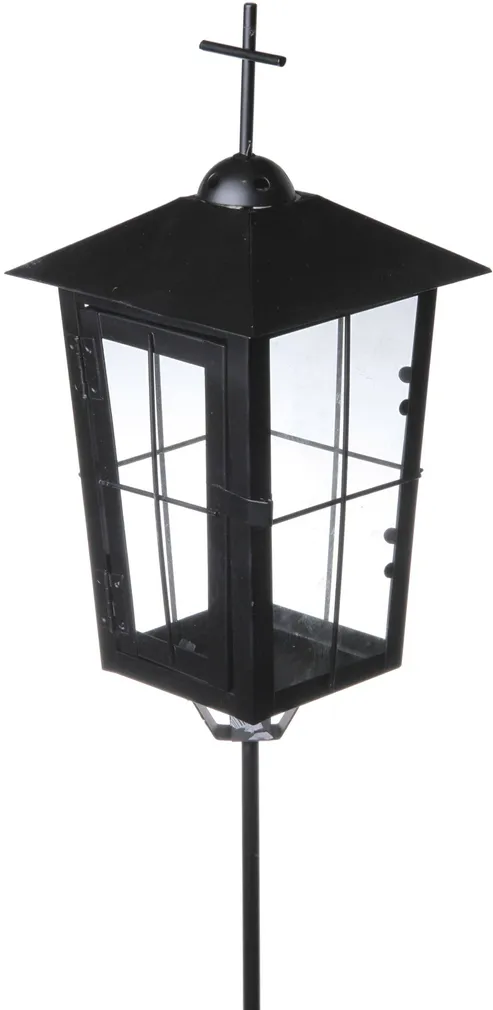 KALMULATERN RISTIGA POLARLANTERNS METALLIST 13X13X27/58CM MUST