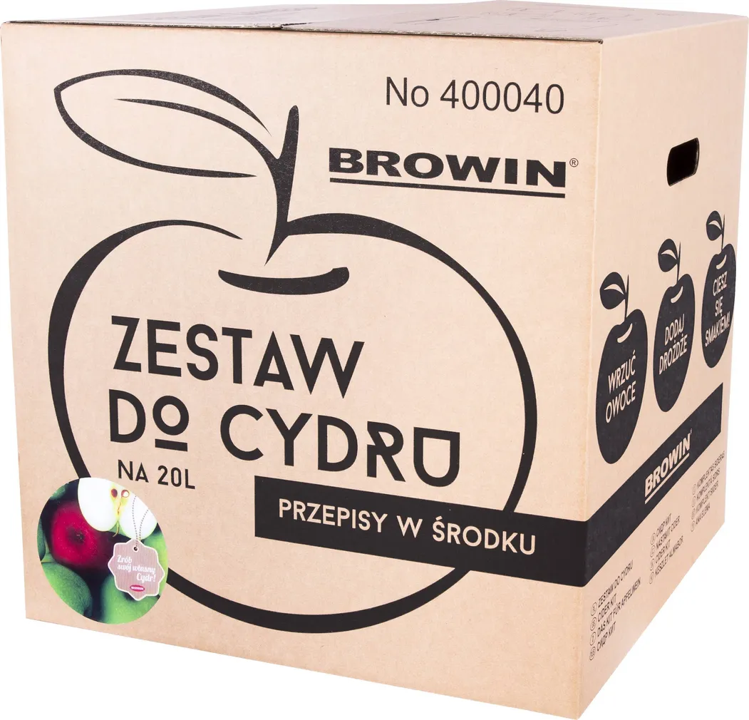 SIIDRI VALMISTAMISE KOMPLEKT BROWIN 20L