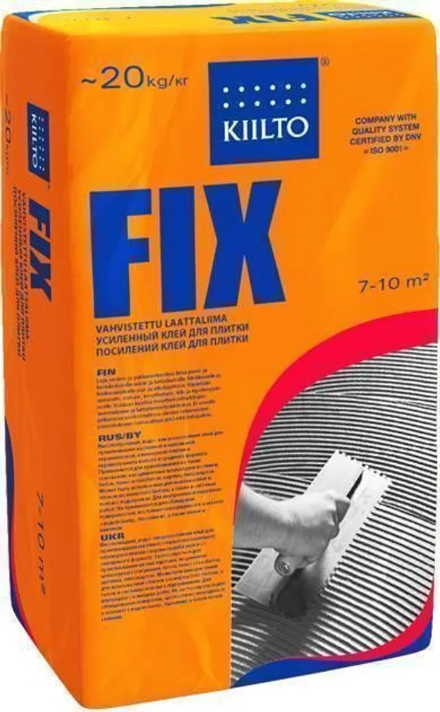 PLAATIMISSEGU KIILTO FIX 20KG