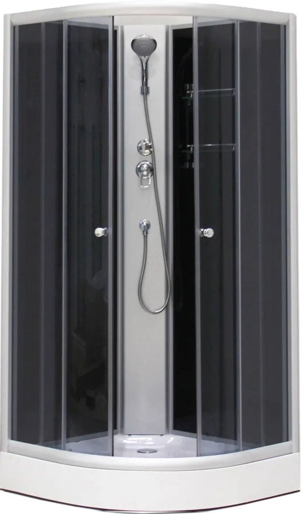 DUŠIKABIIN AQUALINE OW-MS07 BLACK 90X90X15/200CM