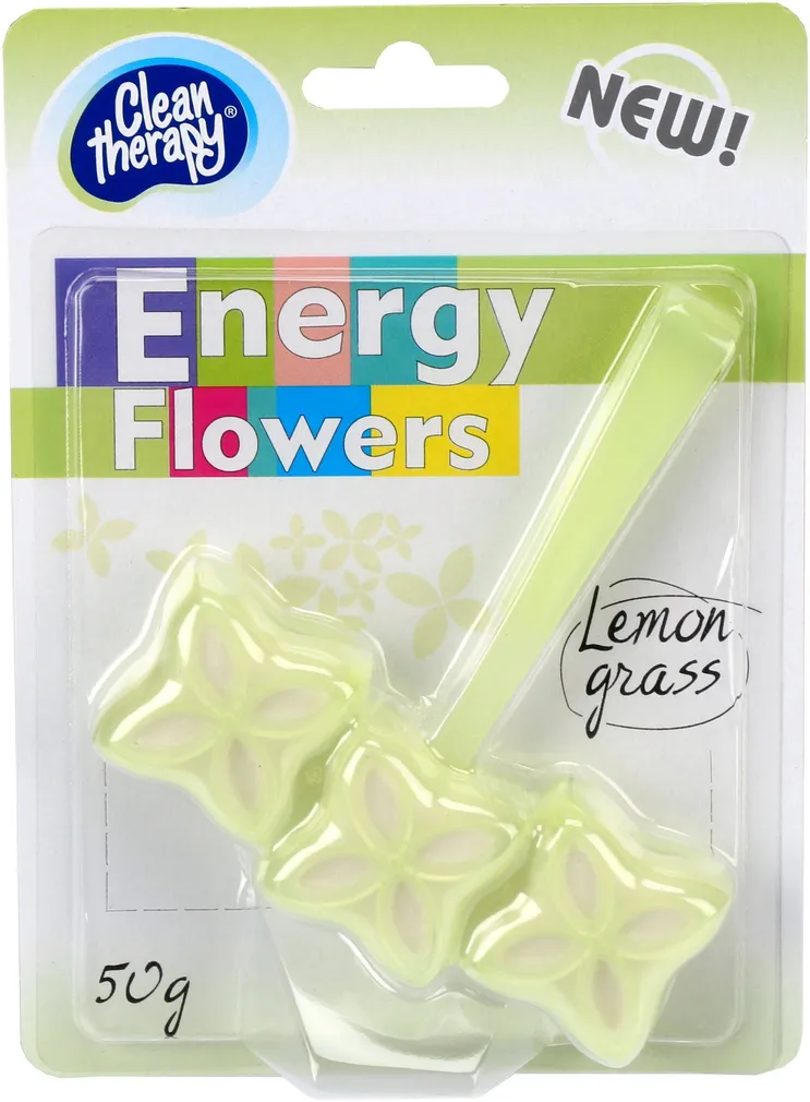 WC VÄRSKENDAJA ENERGY FLOWERS LEMON GRASS 50G