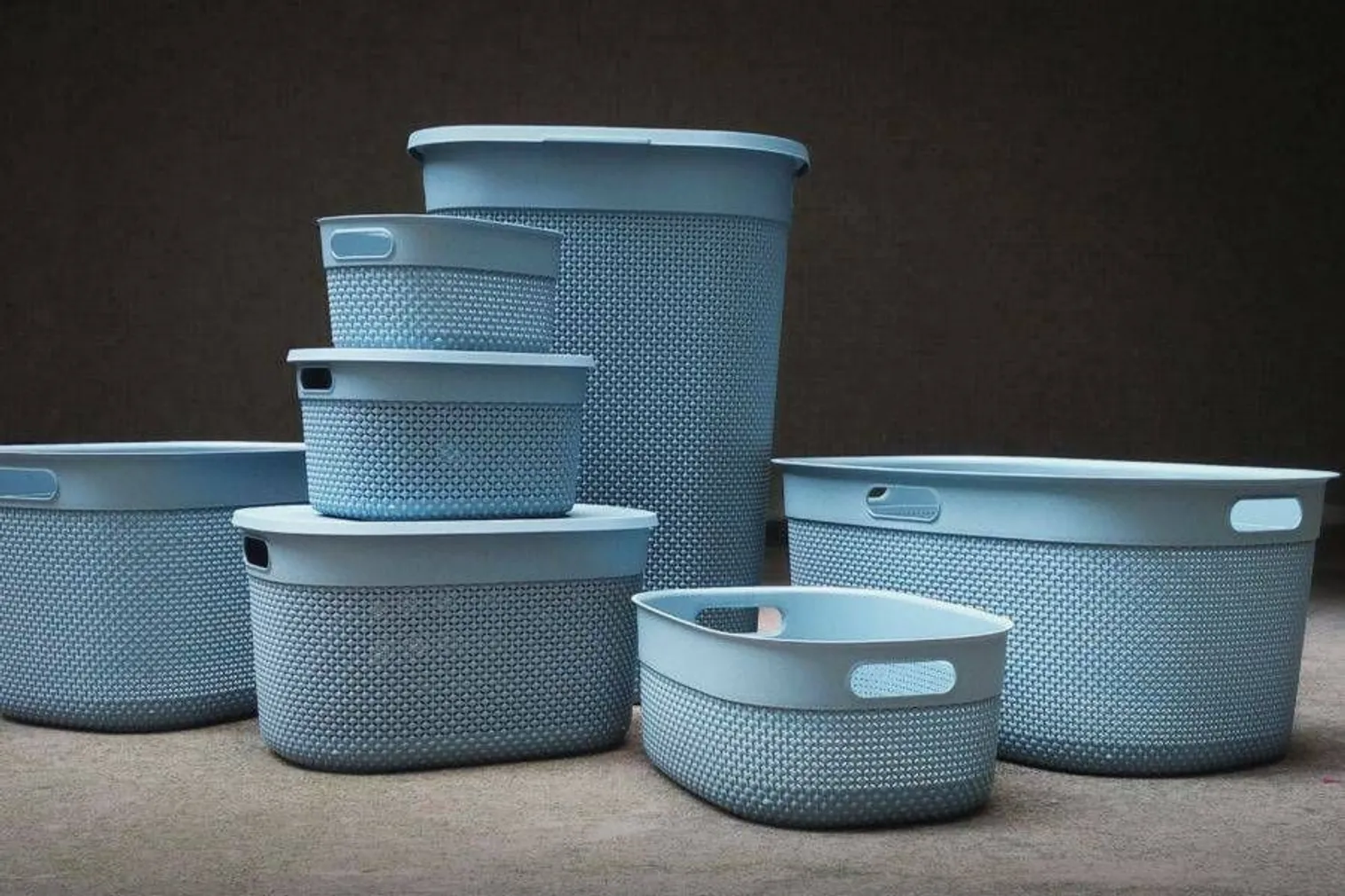 KORV KIS FILO M SMOKEY GREY 38X28,5X15CM