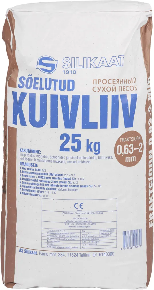 LIIV 0,63-2MM 25 KG. 56TK. ALUSEL