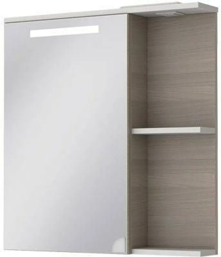PEEGELKAPP SOFIA NOVA 75X15X81,5CM VALGUSTIGA VALGE/TAMM