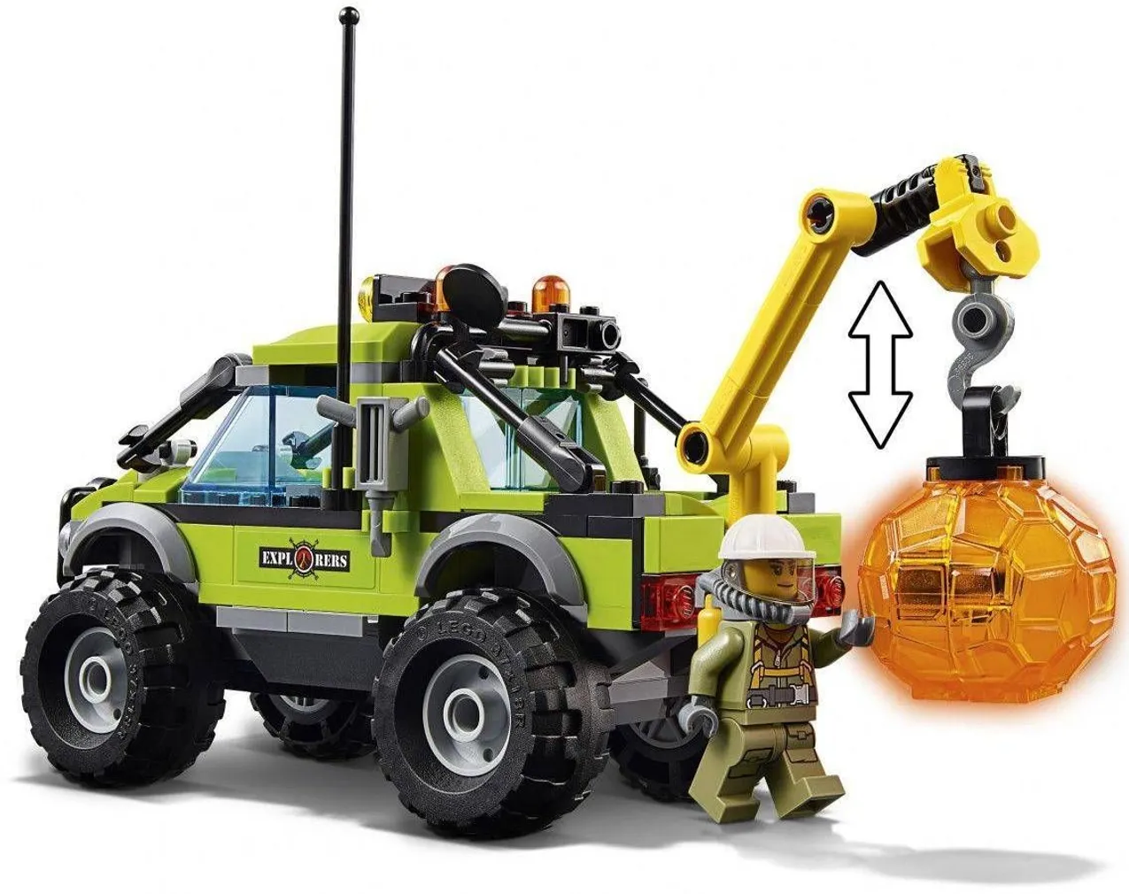 MÄNGUASI LEGO CITY VULKAANI UURIMISE VEOK 175TK