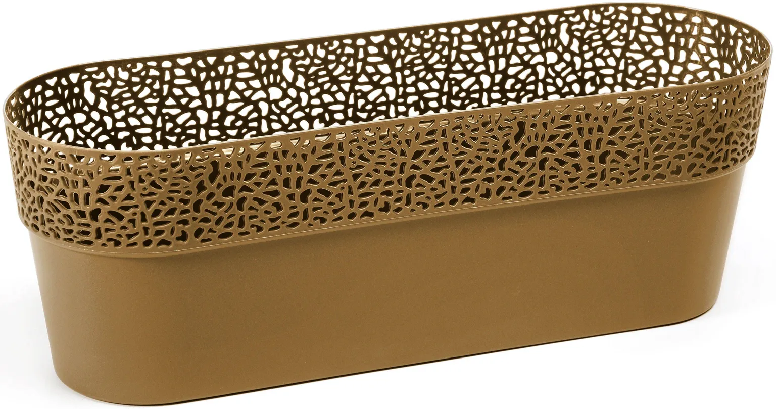 OVAALNE LILLEPOTT ROSA M 38X12,9X13,5CM PRONKS PLASTIK