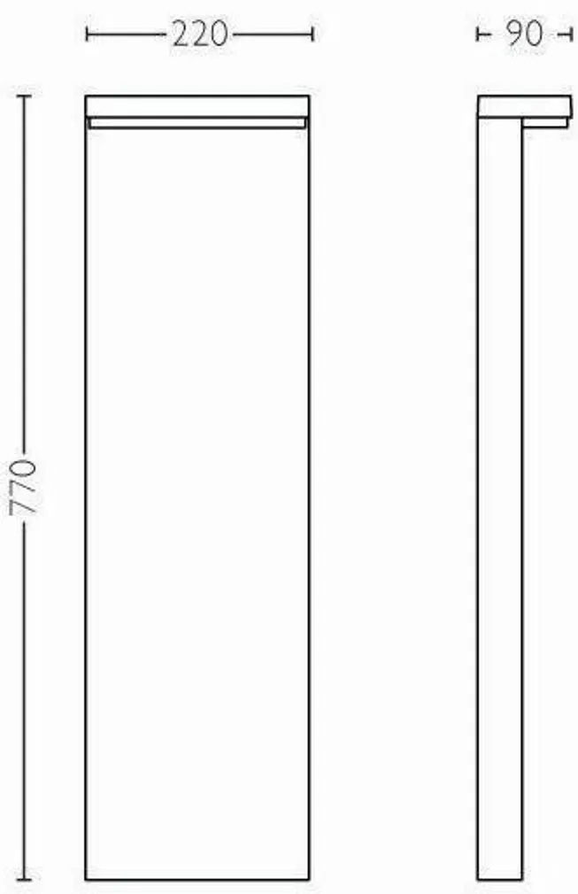 AIAVALGUSTI PHILIPS BUSTAN POST ANTRATSIIT 4,5W LED 1000LM IP44
