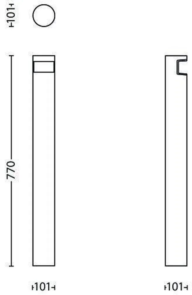 AIAVALGUSTI PHILIPS SQUIRREL POST 6W LED 800LM IP44 