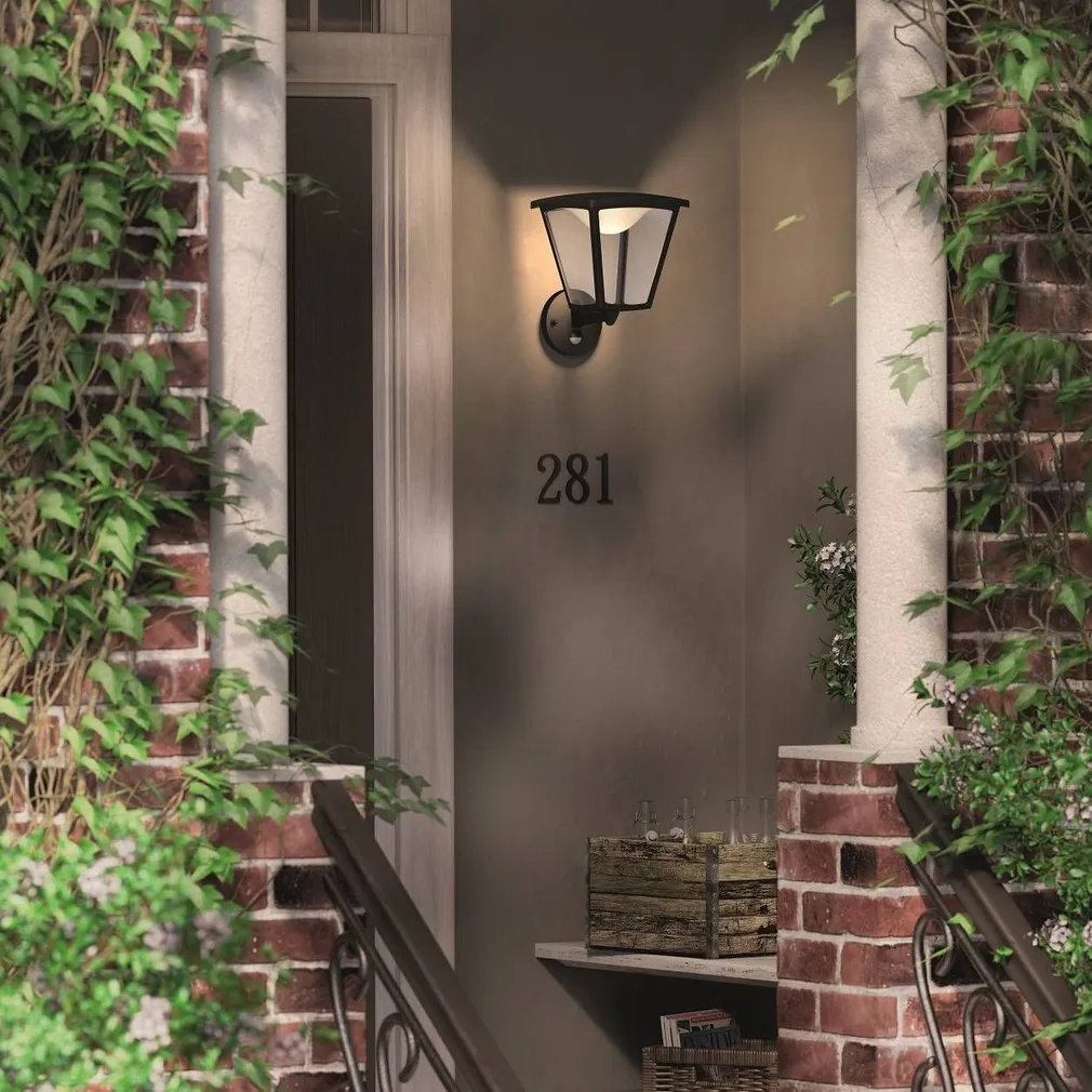 FASSAADIVALGUSTI PHILIPS COTTAGE MUST 4,5W LED 430LM IP44 