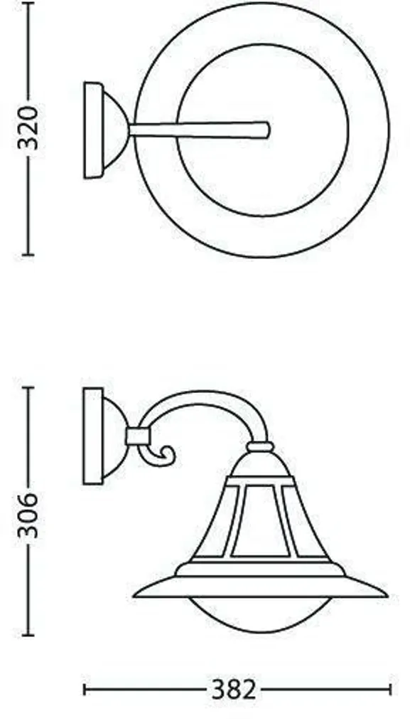 FASSAADIVALGUSTI PHILIPS PROVENCE 23W E27 1570LM IP44 