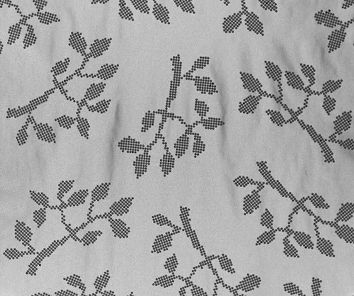 TAPEET DUTCH WALLCOVERINGS VLIESBEHANG 101 TAK/PUNTJE ZW/WIT