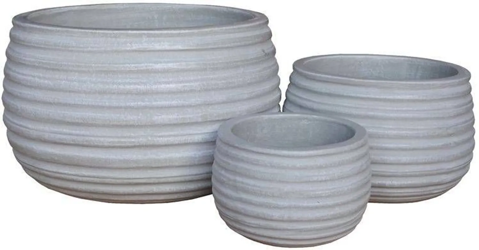 LILLEPOTT 375X375X240MM VALGE-HALL-ROHELINE