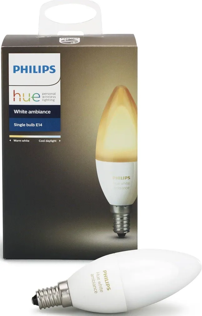 LED LAMP PHILIPS HUE WHITE AMBIANCE 6W E14 B39