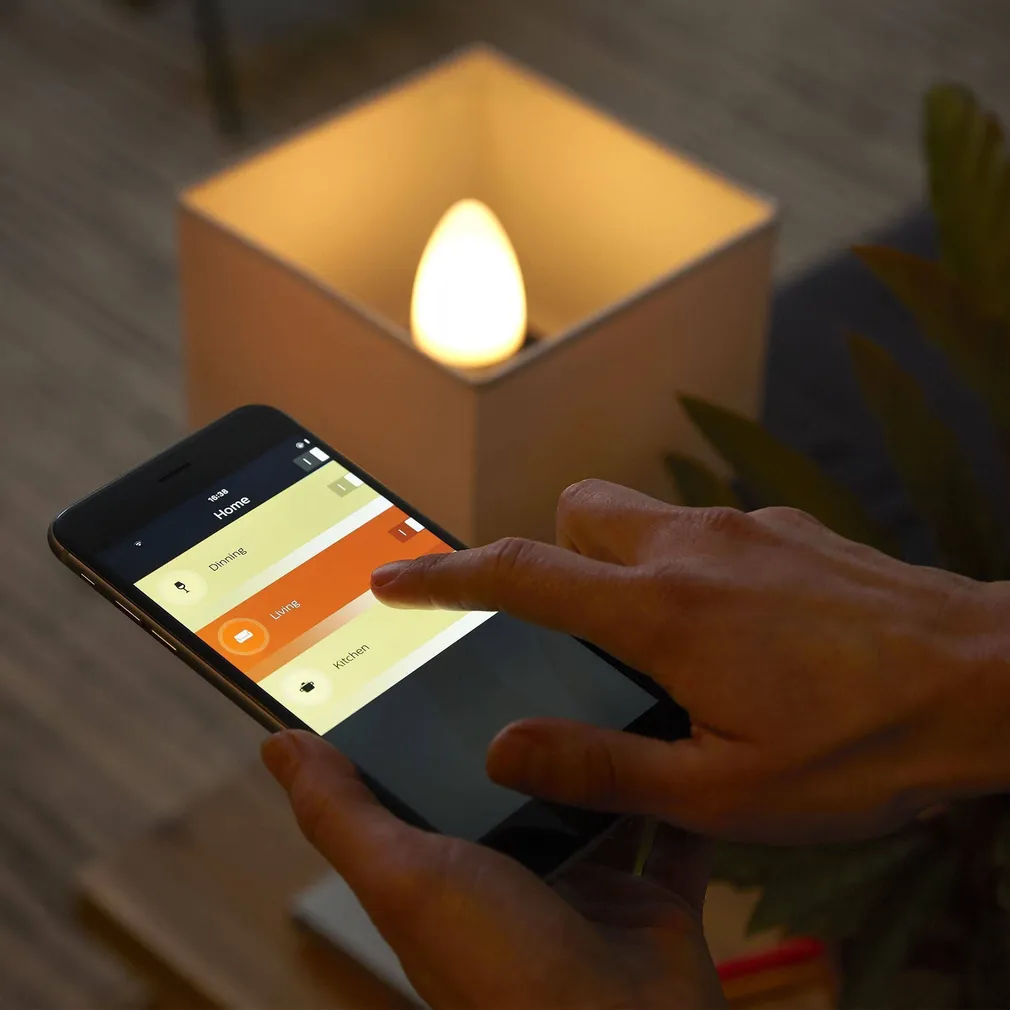LED LAMP PHILIPS HUE WHITE AMBIANCE 6W E14 B39
