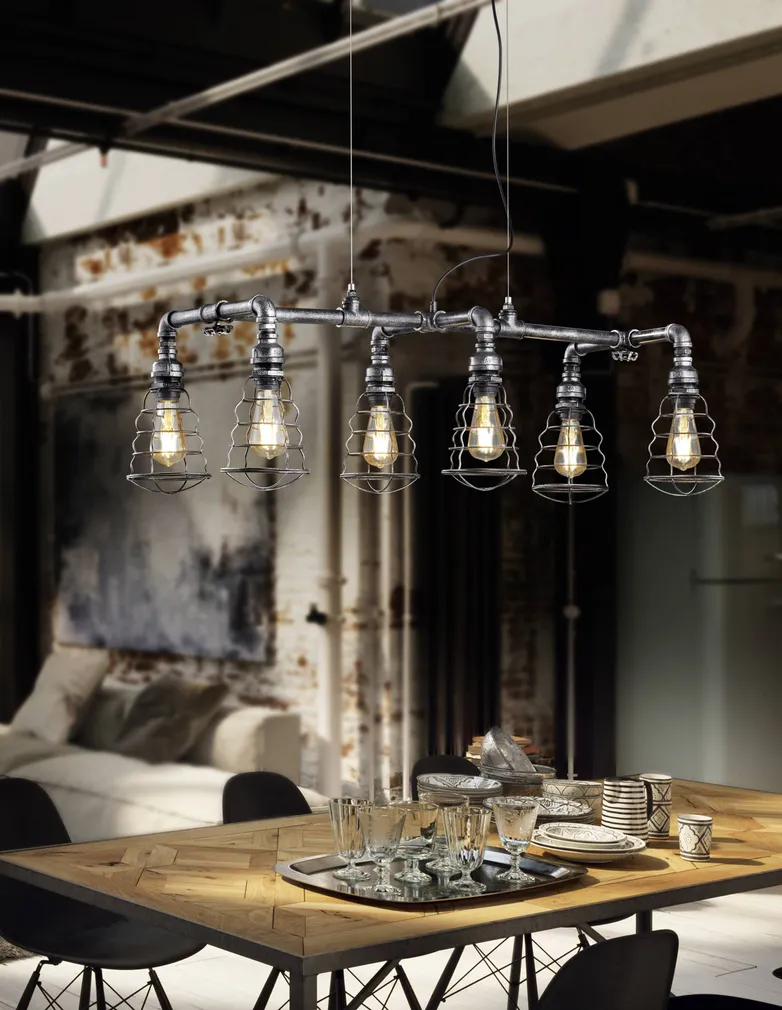 LAELAMP TRIO GOTHAM 6XE27 60W HÕBEHALL