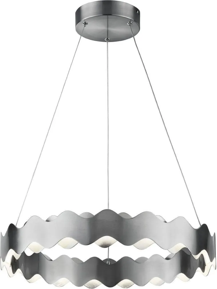 LAELAMP TRIO WAVES 1X30W 3100LM MATT NIKKEL