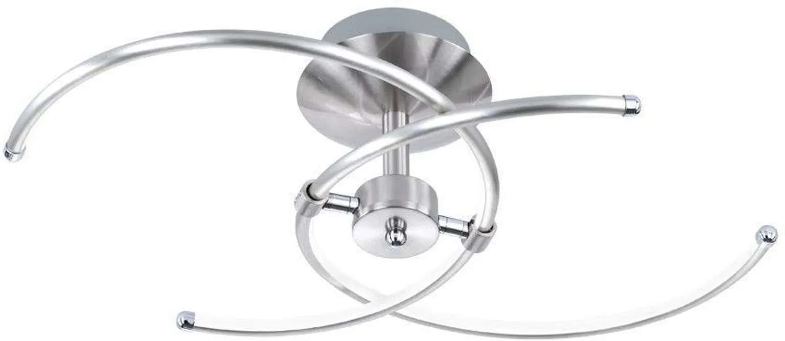 LAELAMP TRIO POLYDOR 2X6W 600LM MATT NIKKEL