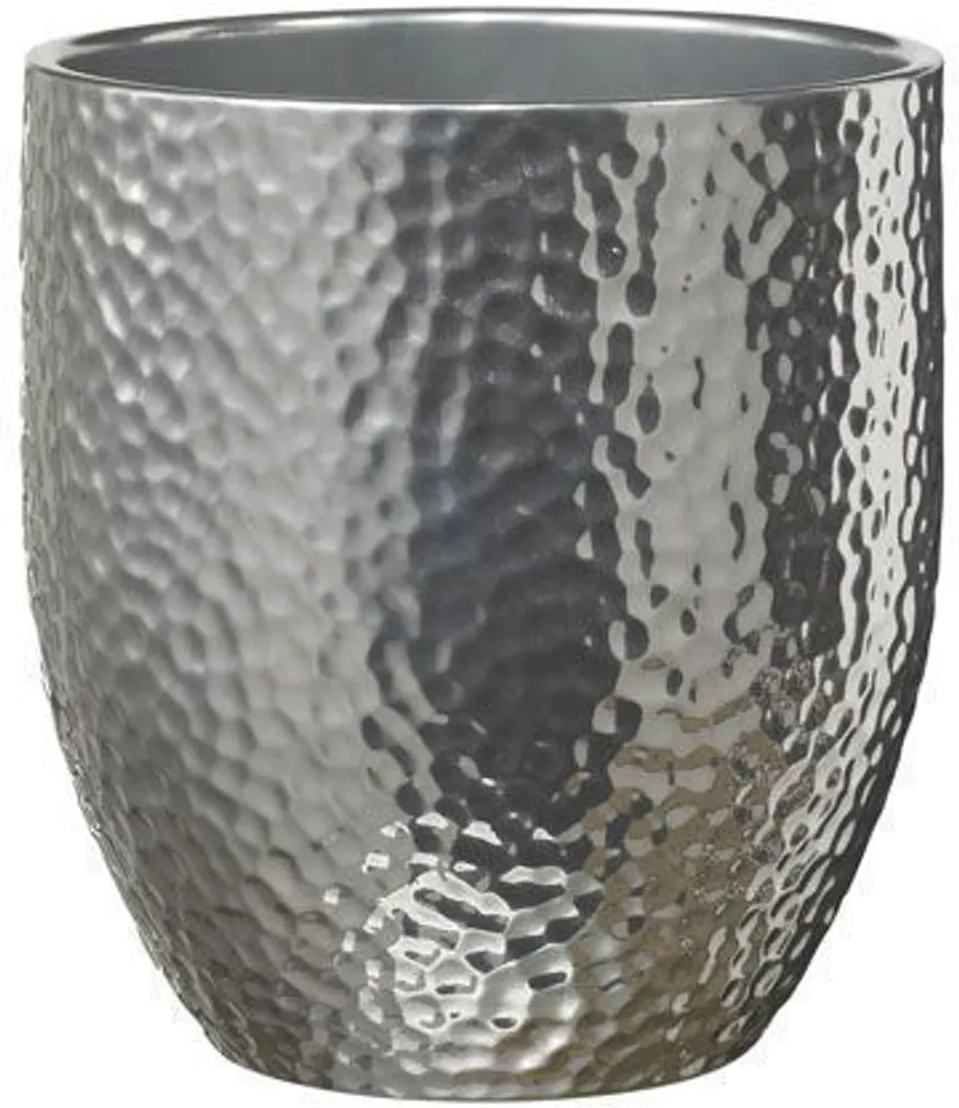 LILLEPOTIÜMBRIS BOSTON METALLIC Ø13CM HÕBE