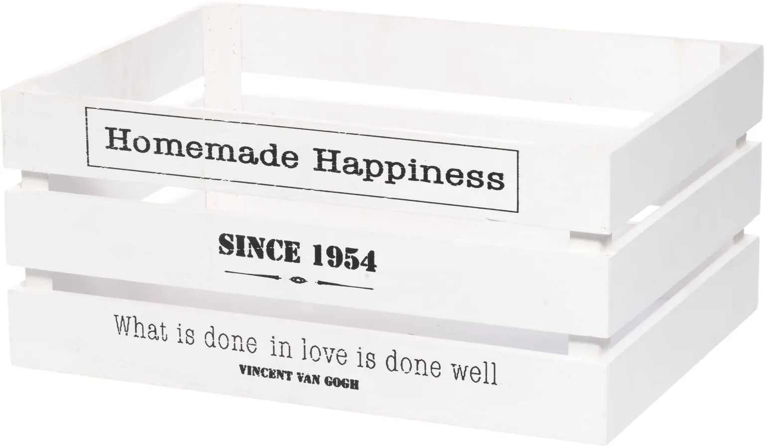 HOIUKAST PUIDUST 'HAPPINESS' 39,5X28,5X18CM
