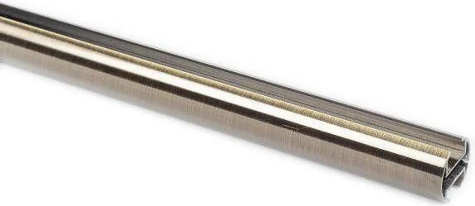 KARDINAPUUTORU "ASPEN" 2,4M Ø19MM ANTIIK MESSING