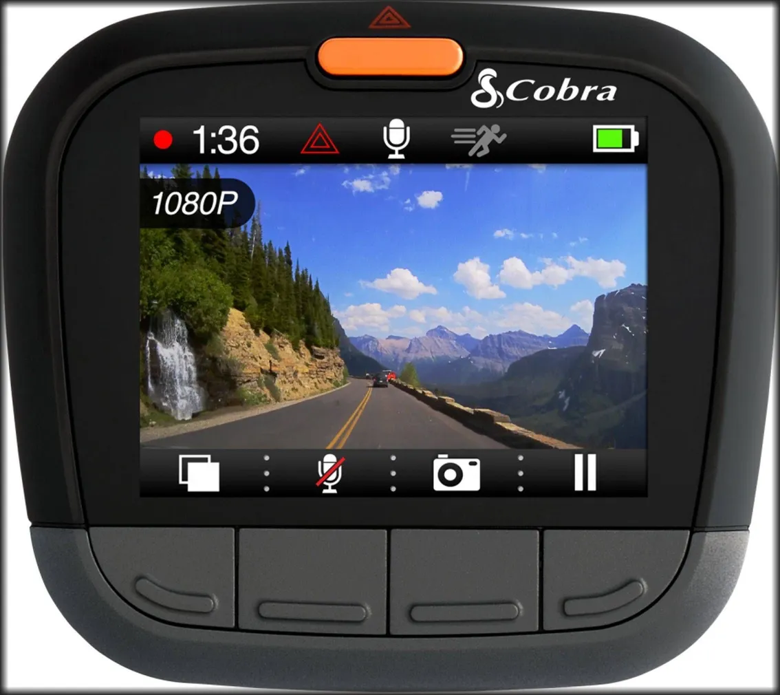 AUTOKAAMERA CDR 835 DRIVE HD 2.0" 8GB COBRA MICROSD