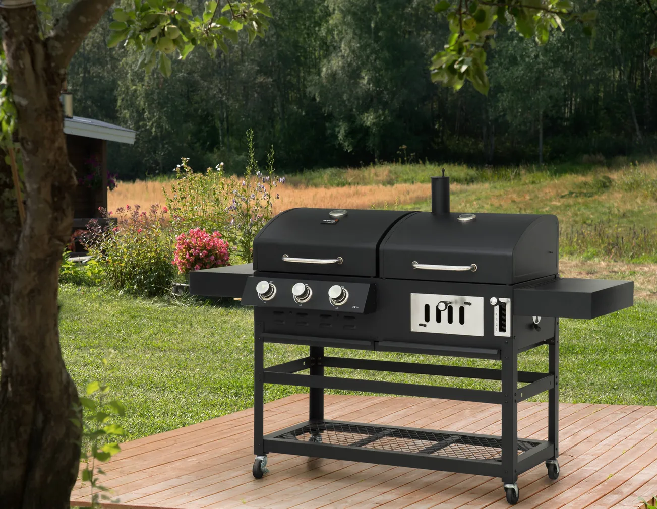 GRILL MUSTANG HYBRID 178X60X112CM