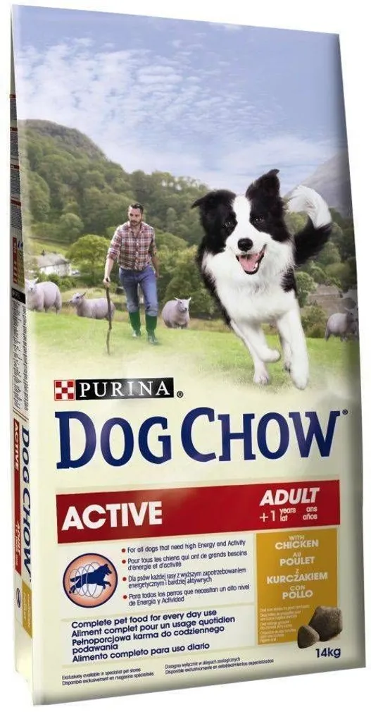 LEMMIKLOOMA KUIVTOIT PURINA DOG CHOW ACTIVE KANA 14KG
