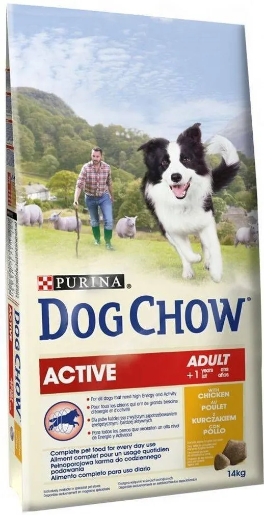 LEMMIKLOOMA KUIVTOIT PURINA DOG CHOW ACTIVE KANA 14KG