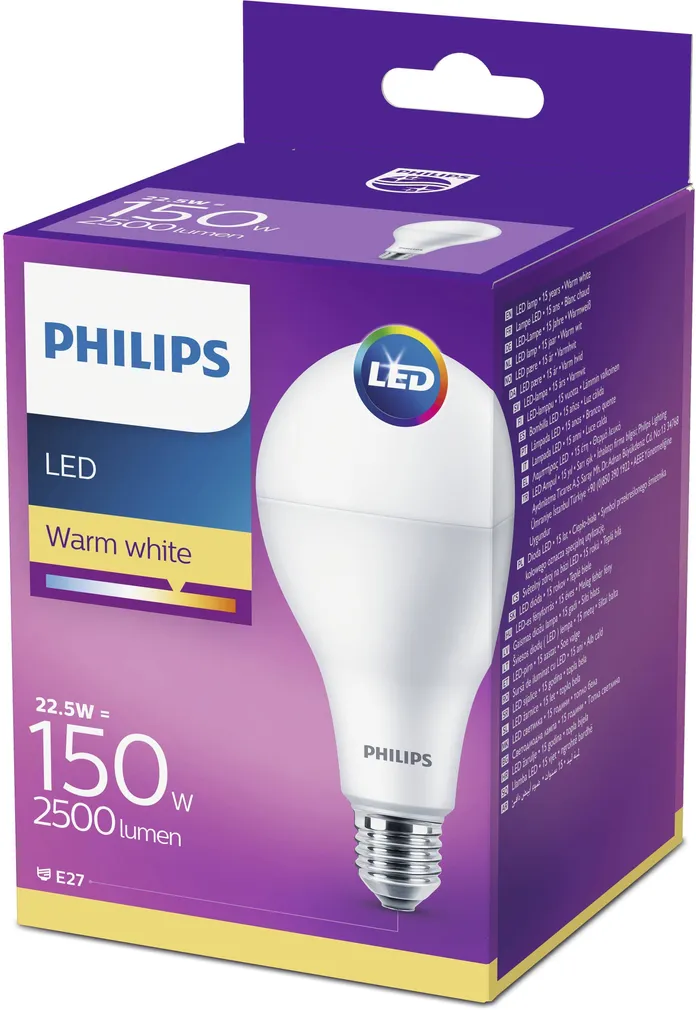 LED LAMP PHILIPS 22,5 - 150W E27 A80 WW 230V FR