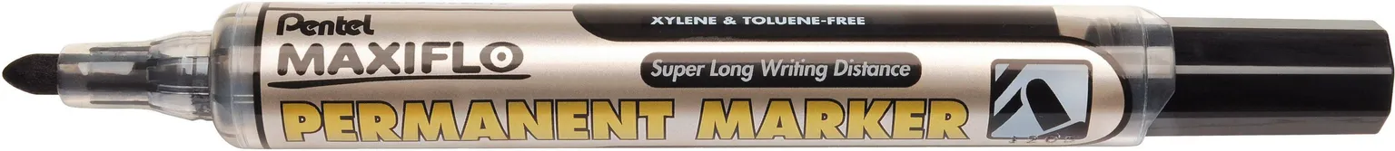 MARKER MAXIFLO PENTEL NLF50 MUST, ÜMARA OTSAGA. 2-4,5MM PENTEL