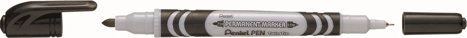 MARKER N65W-A PENTEL MUST, KAHE OTSAGA 1,0/3,5MM PENTEL