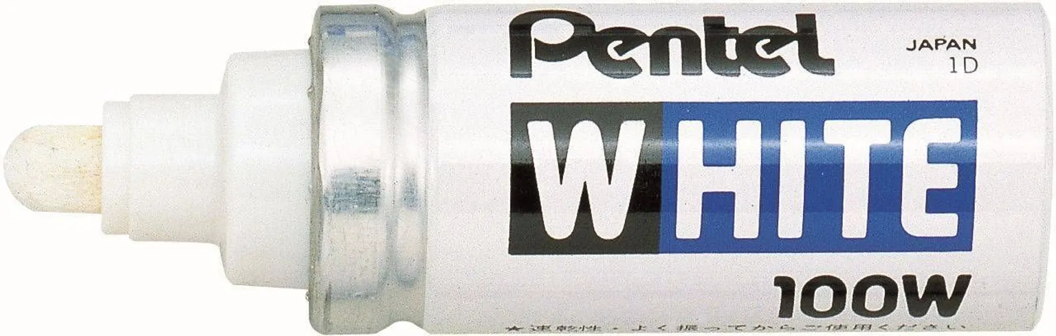 MARKER X100W PENTEL VALGE 6,5MM JÄME PENTEL /12/240