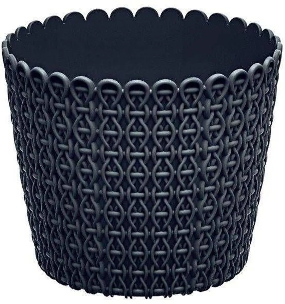 LILLEPOTIÜMBRIS NIFLY Ø16CM PROSPERPLAST GRAFIIT PLASTIK