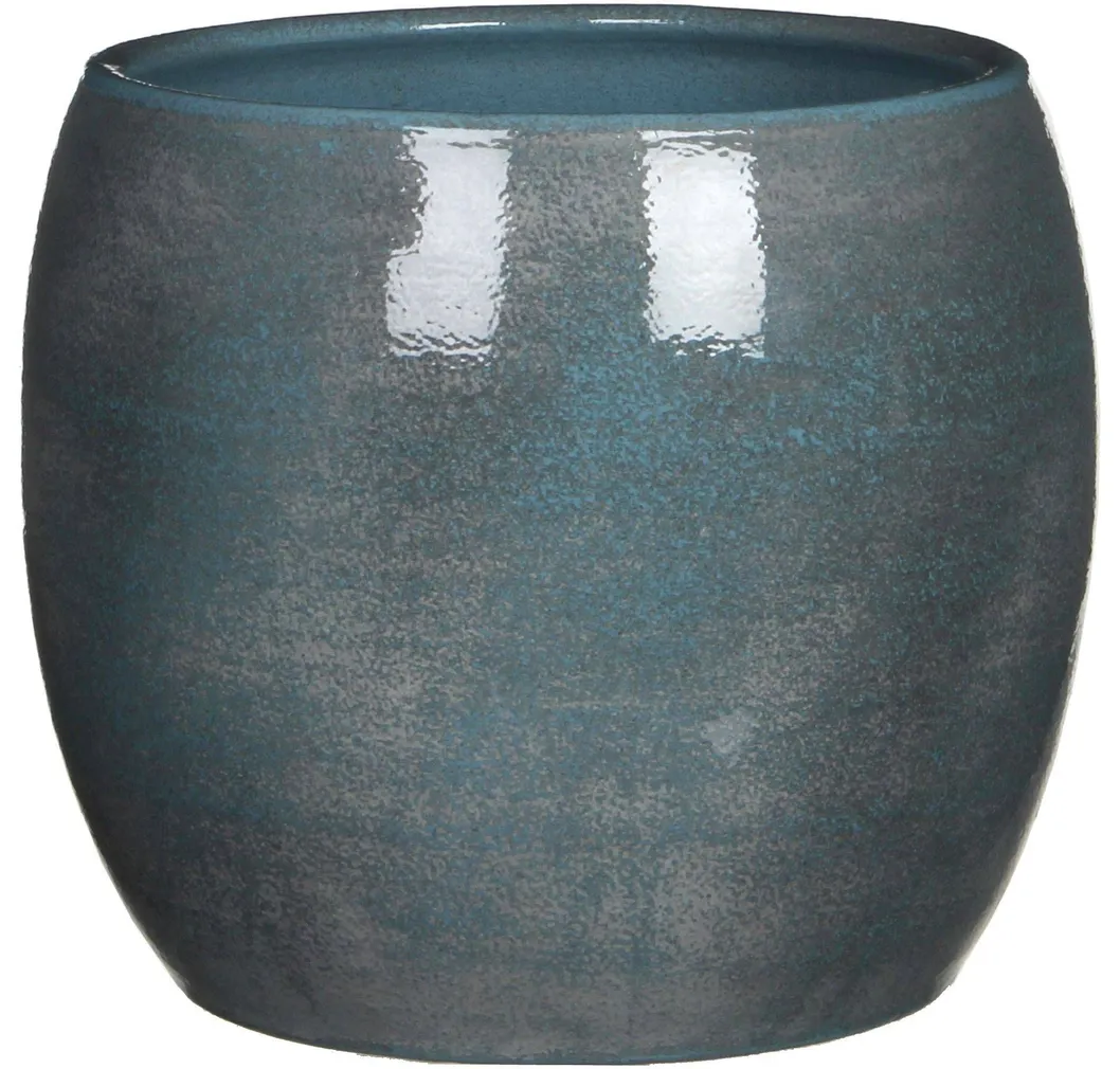 LILLEPOTIÜMBRIS MICA DECORATIONS LESTER H22XØ24CM SININE