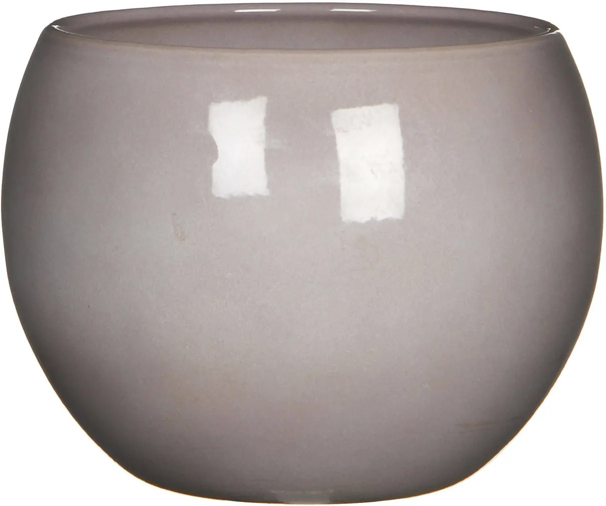 LILLEPOTIÜMBRIS MICA DECORATIONS MONET H15XØ18CM TAUPE
