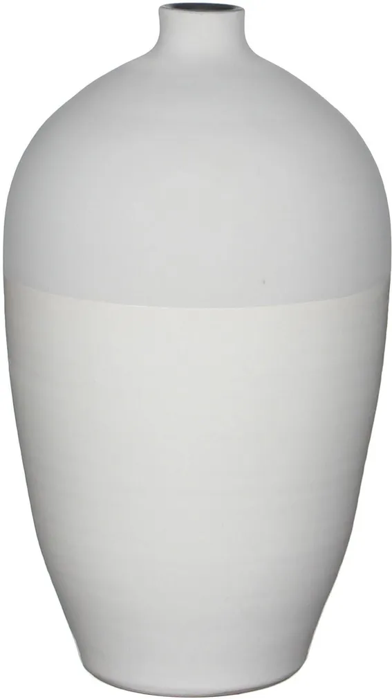 LILLEPOTIÜMBRIS MICA DECORATIONS KARI BOTTLE ROUND WHITE - H33XØ19CM VALGE