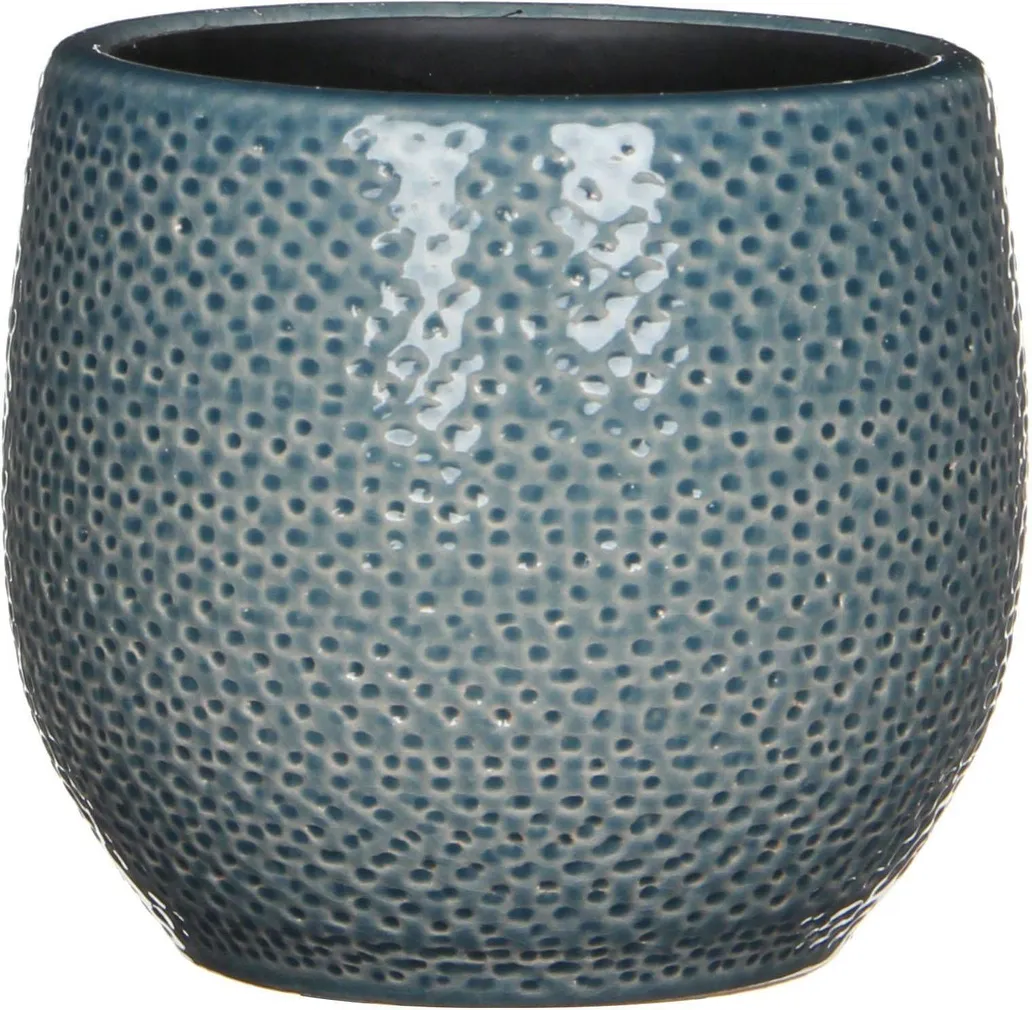 LILLEPOTIÜMBRIS MICA DECORATIONS GABRIEL H14XØ16CM SININE