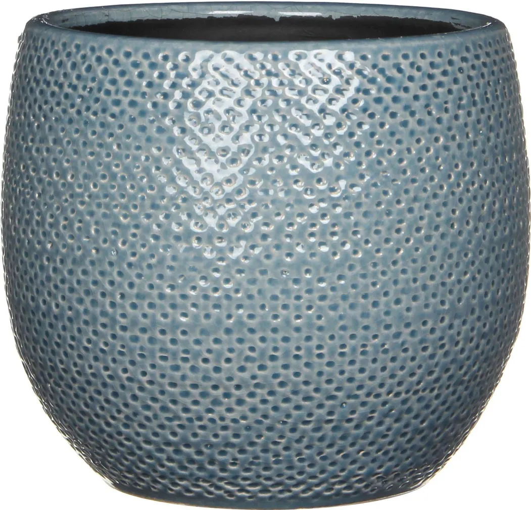 LILLEPOTIÜMBRIS MICA DECORATIONS GABRIEL H16XØ18CM SININE