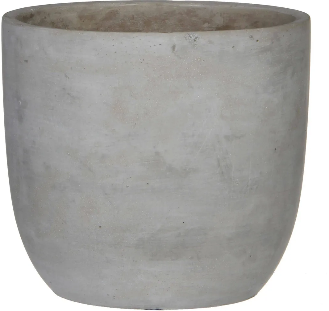 LILLEPOTIÜMBRIS MICA DECORATIONS CLIFF H18XØ19,5CM BEEŽ