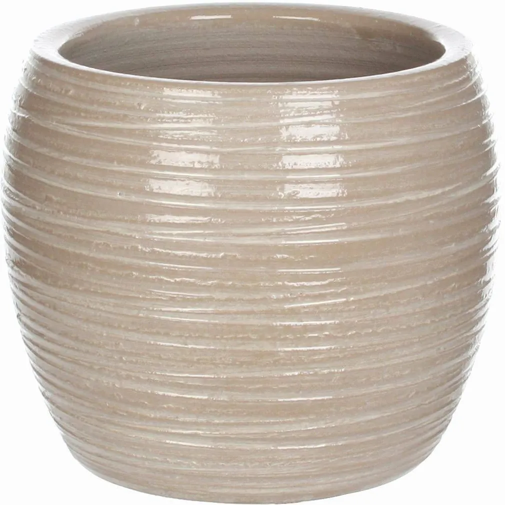 LILLEPOTIÜMBRIS MICA DECORATIONS LOOMY H14XØ16CM KREEMIKAS