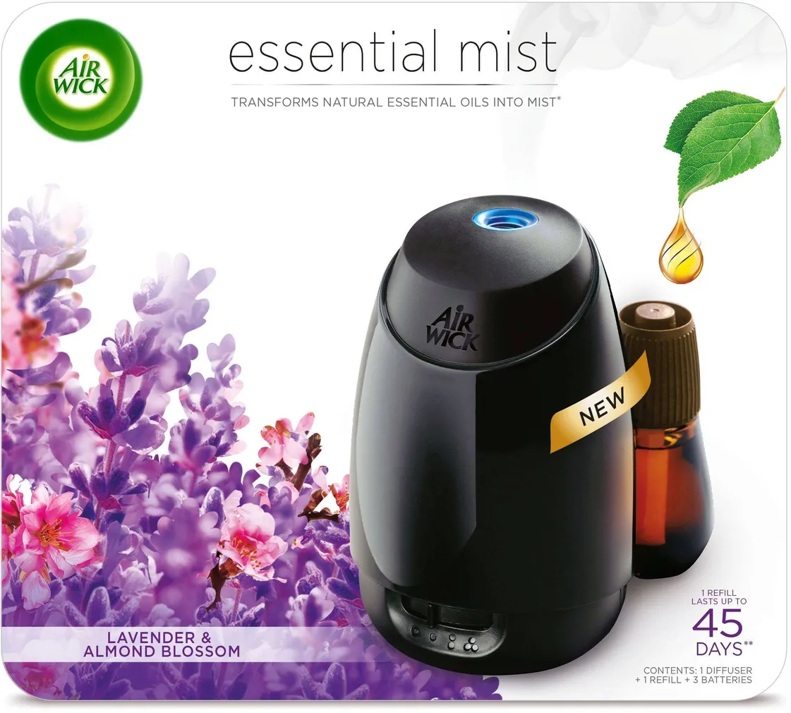 ÕHUVÄRSKENDAJA KOMPLEKT AIR WICK MIST LAVENDER&ALMOND BLOSSOM 20ML