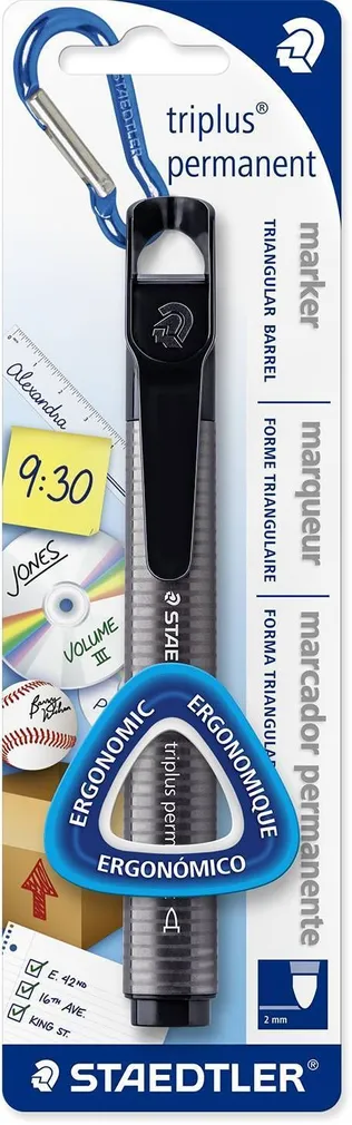 PERMANENTNE MARKER PENTEL TRIPLUS 2-5MM STAEDTLER MUST