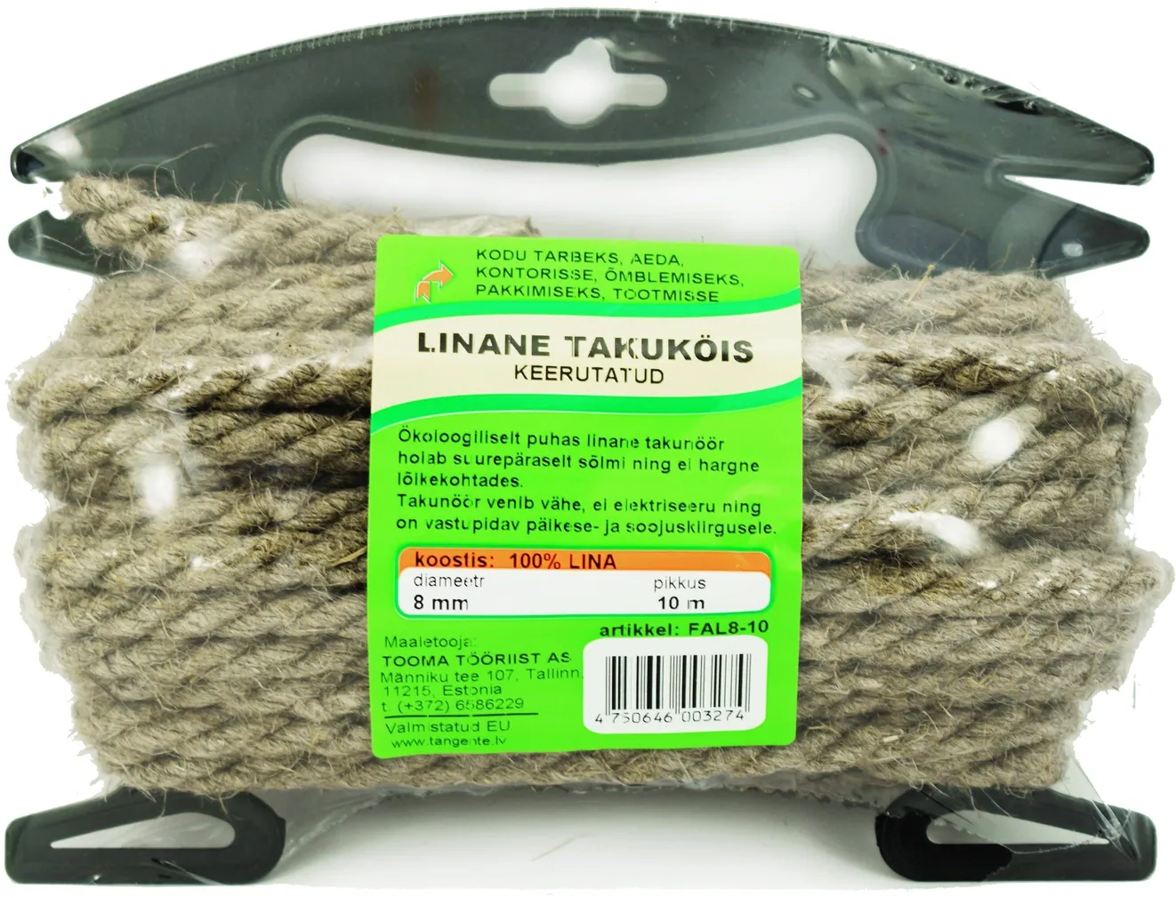 TAKUKÖIS LINANE 8MM/10M RAAM