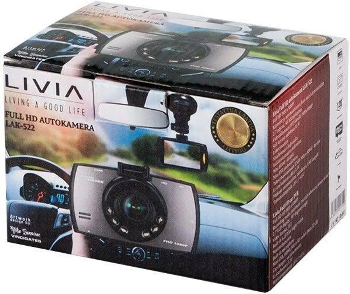 AUTOKAAMERA LIVIA LAK-522 FULL HD