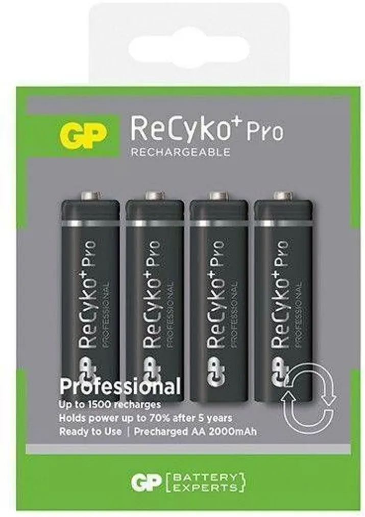 AKUPATAREI GP RECYKO+ PRO AA 2000 MAH 4-PAKK