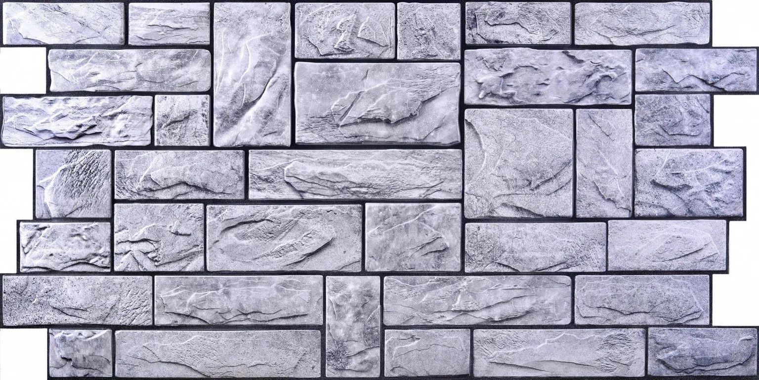 PVC SEINAPANEEL 48X95CM RELJEEF KIVI PILENIJ HALL