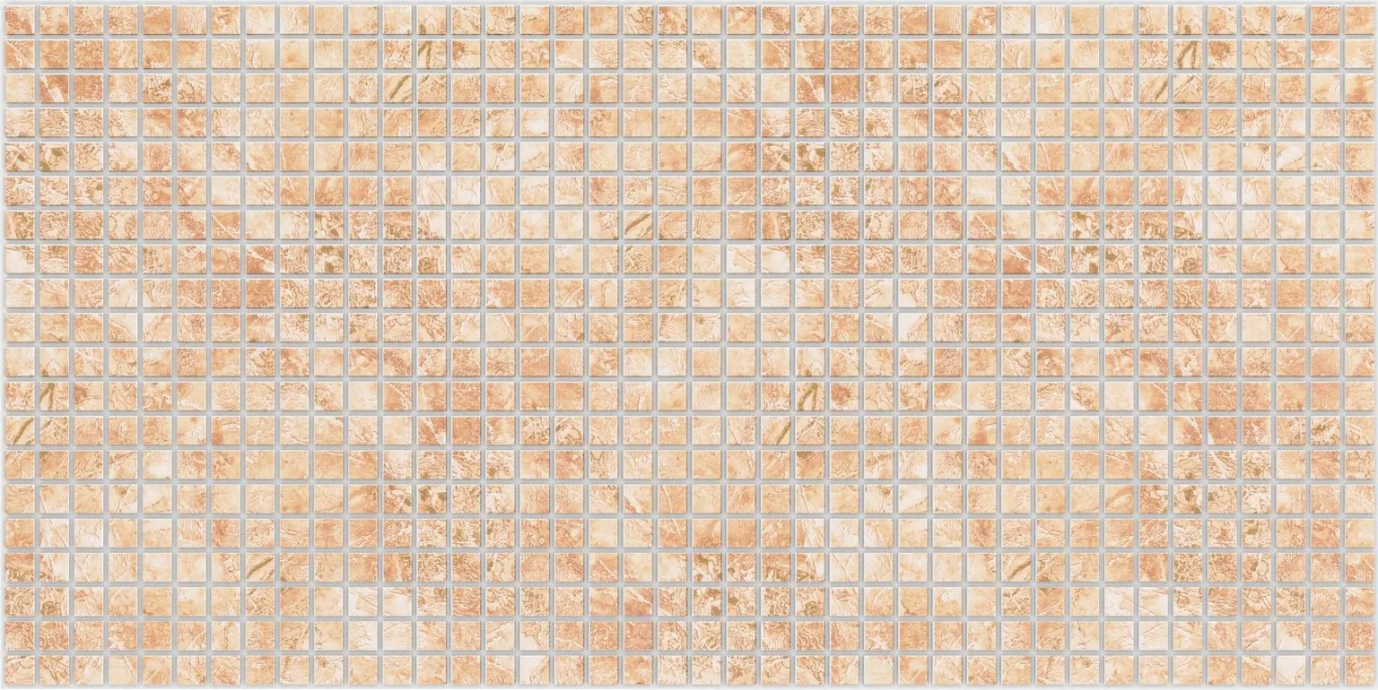 PVC SEINAPANEEL 48X95CM RELJEEF MOSAIIK BEEŽ