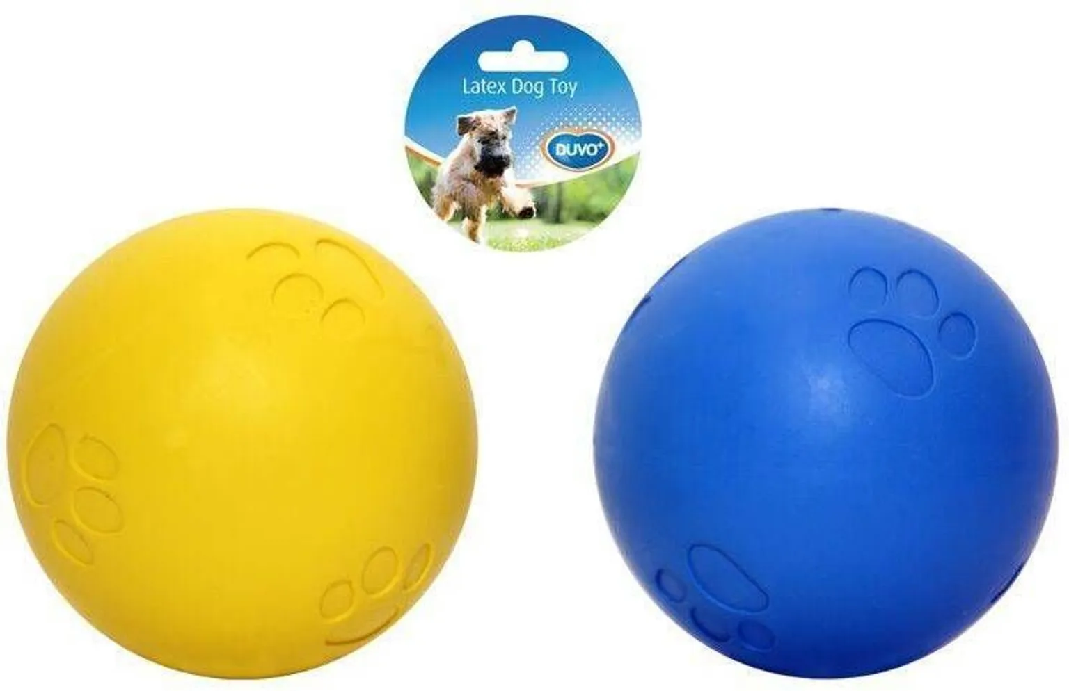 KOERALELU PIIKSUV PALL DUVO+ 7,5CM SININE/KOLLANE